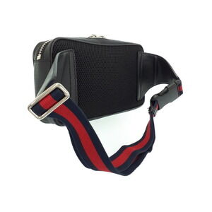 Gucci Bag GG Supreme Body Black Belt Crossbody Soft Bum